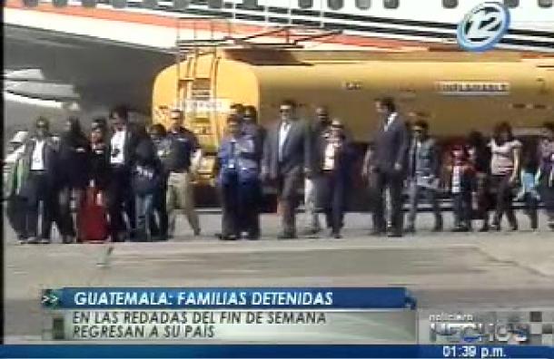 Guatemala: Familias detenidas en las redadas regresan a su país