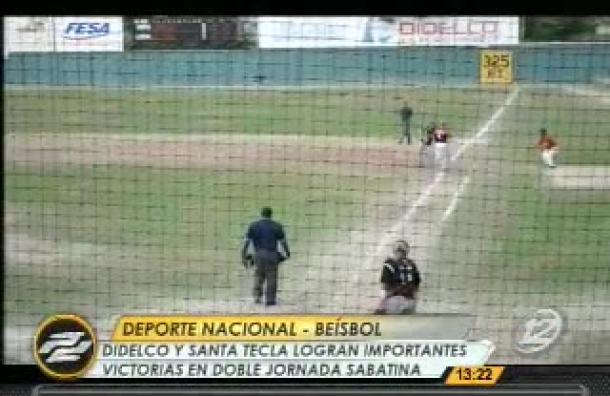 Béisbol: Didelco y Santa Tecla logran importantes triunfos