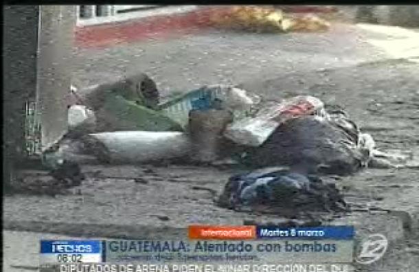 Guatemala: tres personas gravemente heridas por ataque con bombas «molotov»