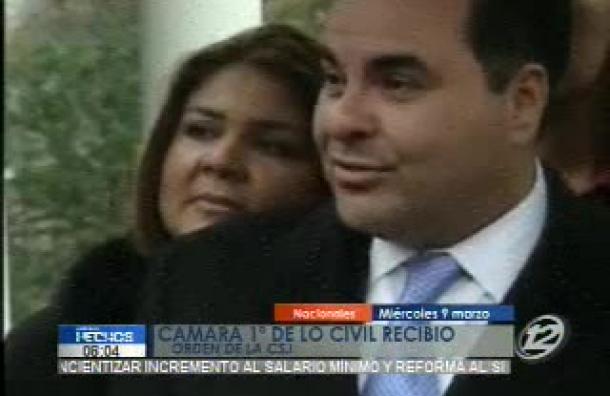 Cámara de lo Civil iniciará proceso contra Elías Antonio Saca
