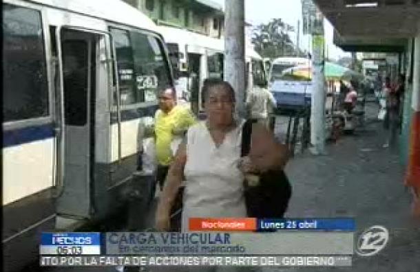 Soyapango: Usuarios caminarán más para abordar unidades de transporte