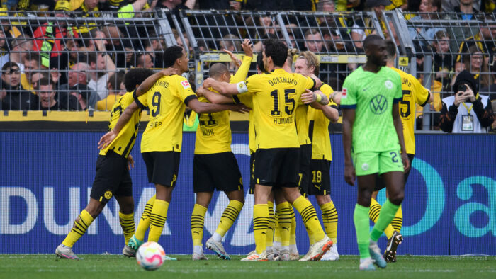 Borussia Dortmund v Wolfsburg Bundesliga 05072023